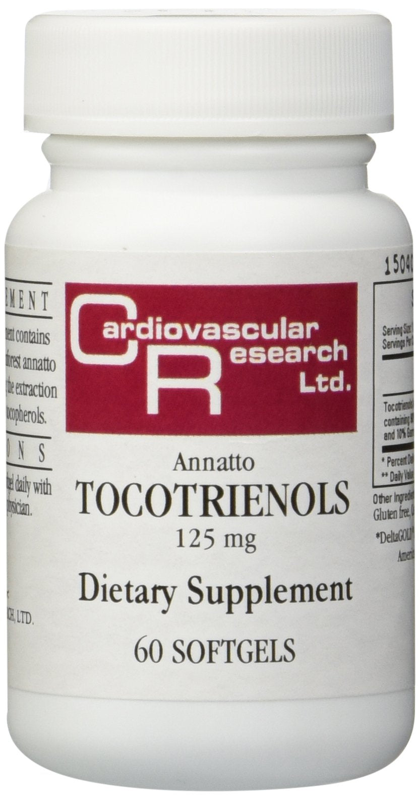 Ecological Formulas Annatto Tocotrienols 125 mg - 60 gels | Health & Beauty