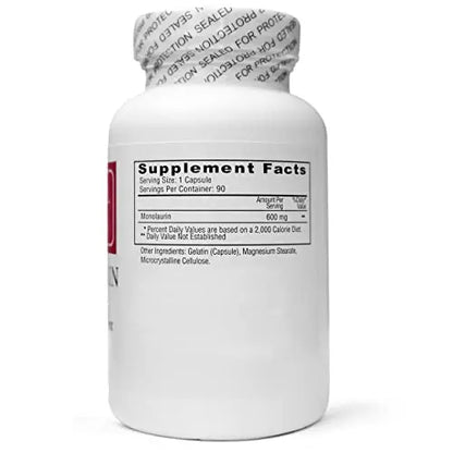 Ecological Formulas 600 mg Monolaurin – Two Sealed Bottles, 180 Capsules BritishVita | Premium UK Vitamins & Wellness Supplements