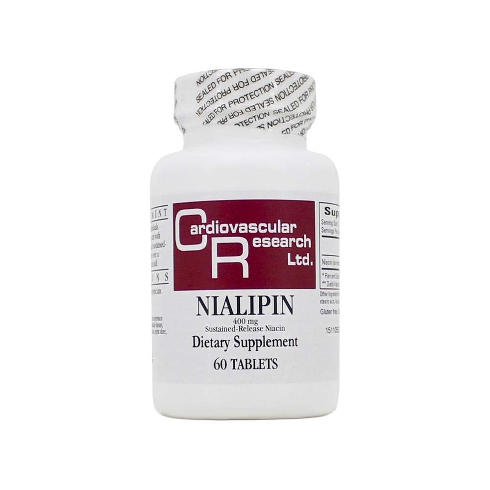 Ecological Formulas Nialipin 400mg Time-Release Niacin - 60 Caps