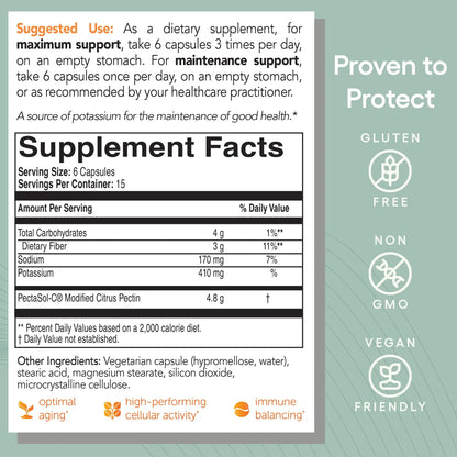 EcoNugenics PectaSol Modified Citrus Pectin – 90 Capsules for Immune & Total-Body Health BritishVita | Premium UK Vitamins & Wellness Supplements