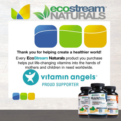 EcoStream Naturals Night-Time PM - 2-Pack (Over 2,300 mg per Pack) | Magnesium, Ashwagandha, Valerian & Passion Flower