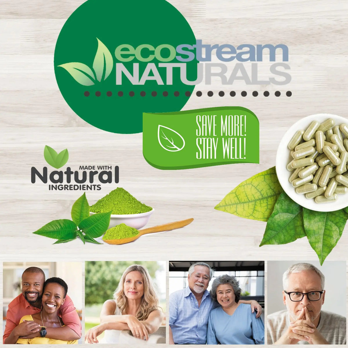 ecostream Naturals Relaxant – 2300 mg Day/Night Capsules with Valerian, Passion Flower, Magnesium (2-Pack) BritishVita | Premium UK Vitamins & Wellness Supplements