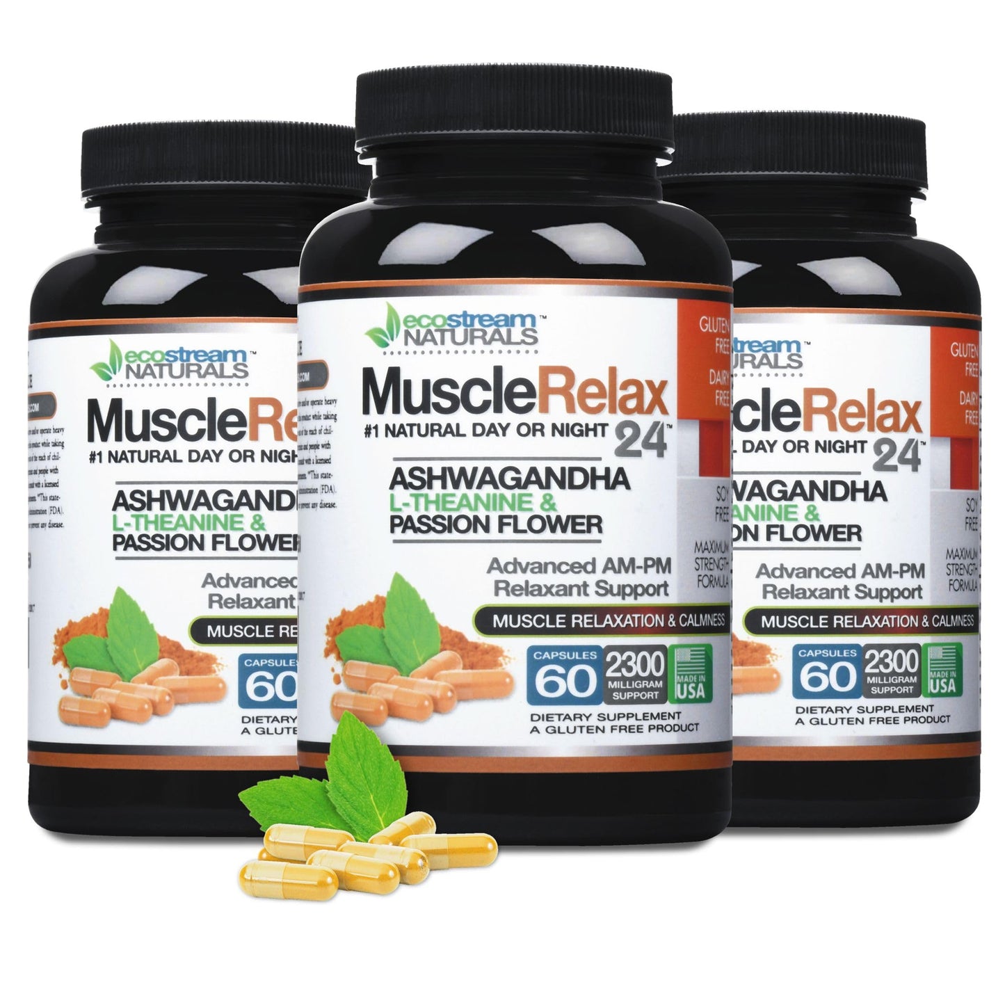 ecostream Naturals Relaxant | 2,300 mg Day/Night Capsules