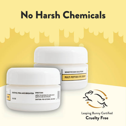 ECZEMA HONEY Multi Peptide Eye Cream — Anti-Aging Eye Care for Dark Circles & Puffiness (0.5 oz)