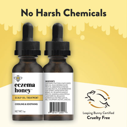 ECZEMA HONEY Soothing Scalp Oil – Natural Honey Hair Care for Itchy, Dry Scalp