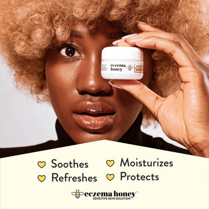 ECZEMA HONEY Multi Peptide Eye Cream — Anti-Aging Eye Care for Dark Circles & Puffiness (0.5 oz)