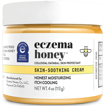ECZEMA HONEY Original Skin-Soothing Cream – Organic Eczema Relief for Dry, Itchy Skin (4 oz)