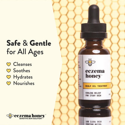 ECZEMA HONEY Soothing Scalp Oil – Natural Honey Hair Care for Itchy, Dry Scalp