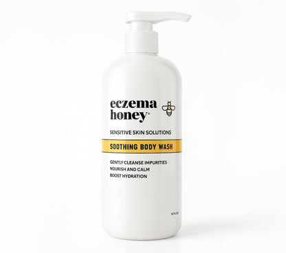 ECZEMA HONEY Soothing Body Wash — Gentle Eczema & Sensitive Skin Shower Gel (13 Oz)