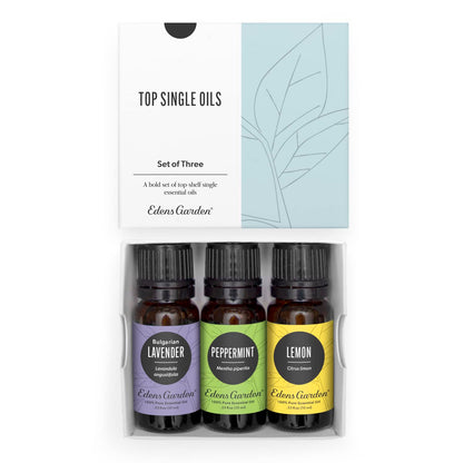 Edens Garden 3 Set Essential Oils – Lavender, Peppermint & Eucalyptus 10 ml