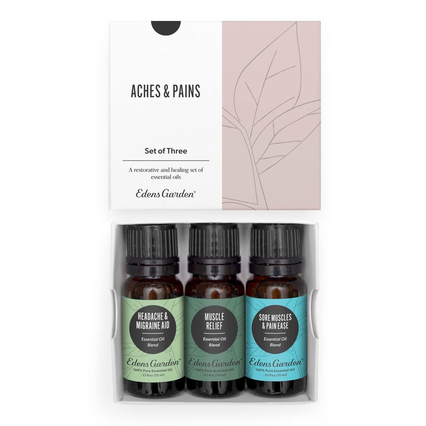 Edens Garden Aches & Pains Essential Oils 3 Pack – 100% Pure Therapeutic Grade