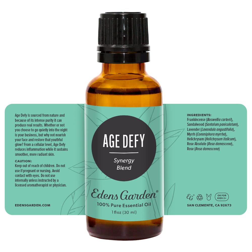 Edens Garden Age Defy Essential Oil Blend – 100% Pure Premium Grade, 30 ml