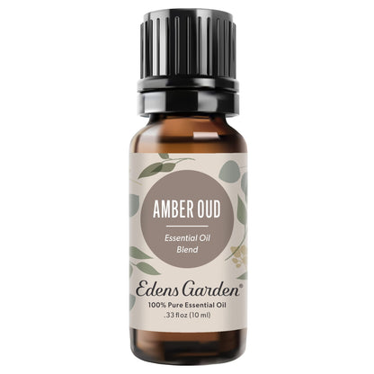 Edens Garden Amber Oud Essential Oil Blend - 100% Pure, 10 ml