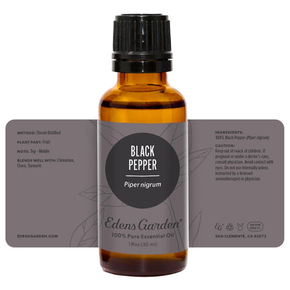 Edens Garden Black Pepper Essential Oil - 100% Pure Premium Grade (30 ml)
