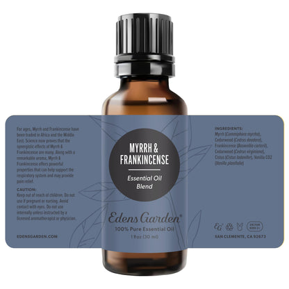 Edens Garden Myrrh & Frankincense Essential Oil Blend - 30 ml | 100% Pure Premium Grade, Undiluted Aromatherapy