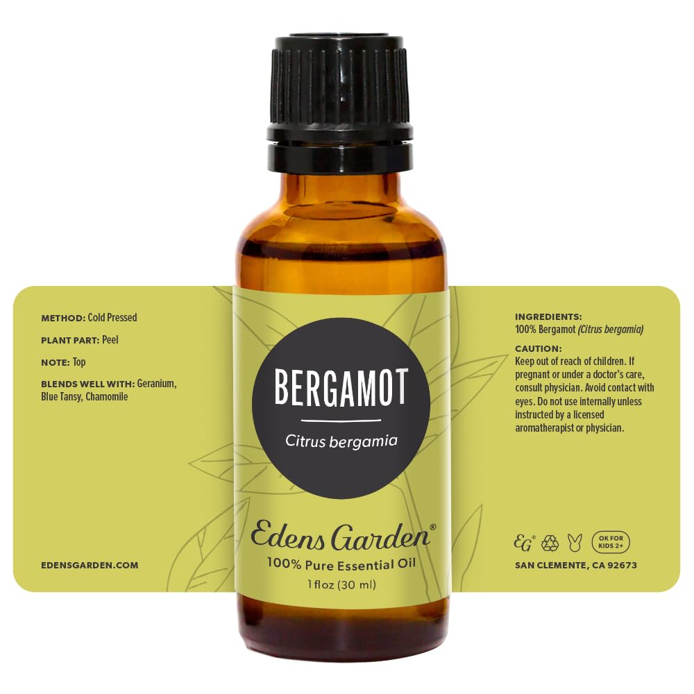 Edens Garden Bergamot Essential Oil - 100% Pure, Premium Grade (30 ml)