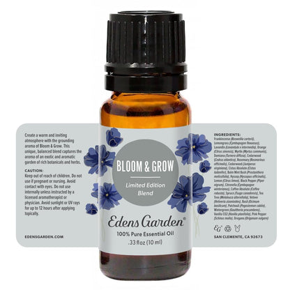 Bloom & Grow Essential Oil Blend - Edens Garden (10 ml) | 100% Pure