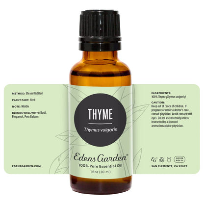 Edens Garden Thyme Essential Oil - 100% Pure Premium Grade 30 ml | Aromatherapy