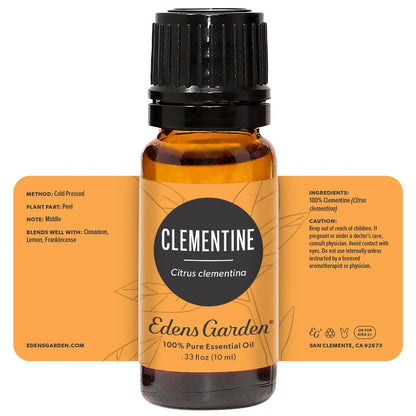 Edens Garden Clementine Essential Oil - 100% Pure, Premium Grade, 10 ml