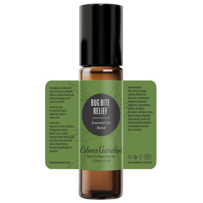 Edens Garden Bug Bite Relief Essential Oil Roll-On Blend – 10 ml, 100% Pure Premium Grade