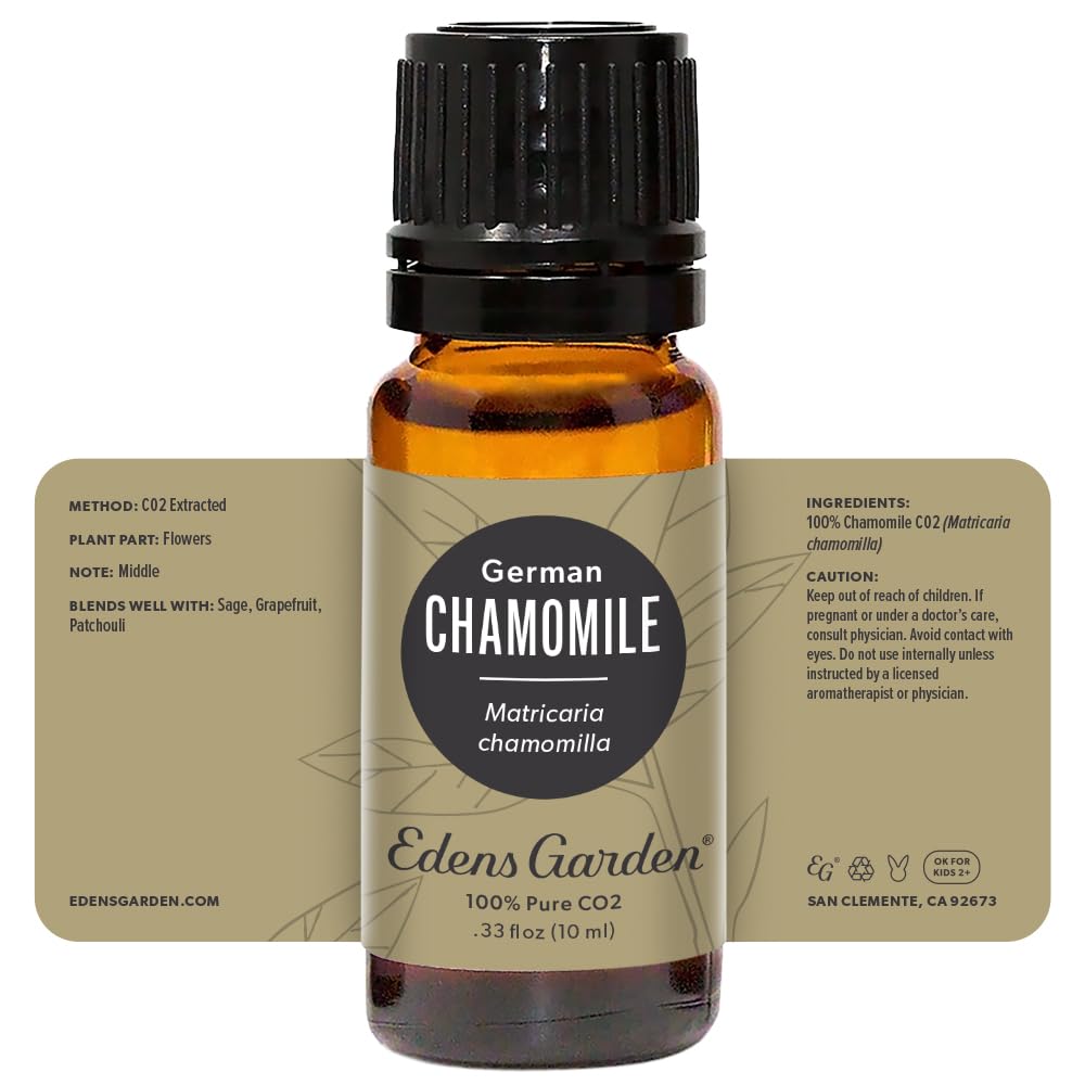 Edens Garden Chamomile CO2 Essential Oil – 100% Pure, 10 ml