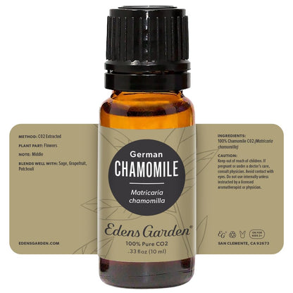 Edens Garden Chamomile CO2 Essential Oil – 100% Pure, 10 ml