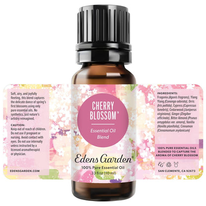 Edens Garden Cherry Blossom Essential Oil Blend – 100% Pure, Premium Grade, 10 ml