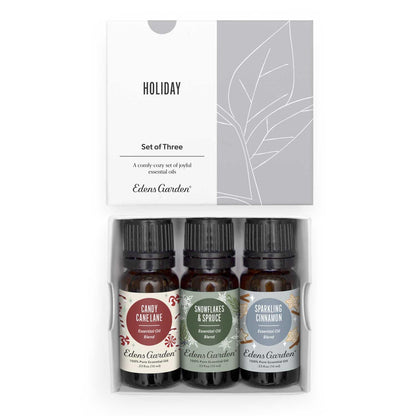 Edens Garden Christmas 3-Pack Essential Oil Blends – 100% Pure Therapeutic Grade