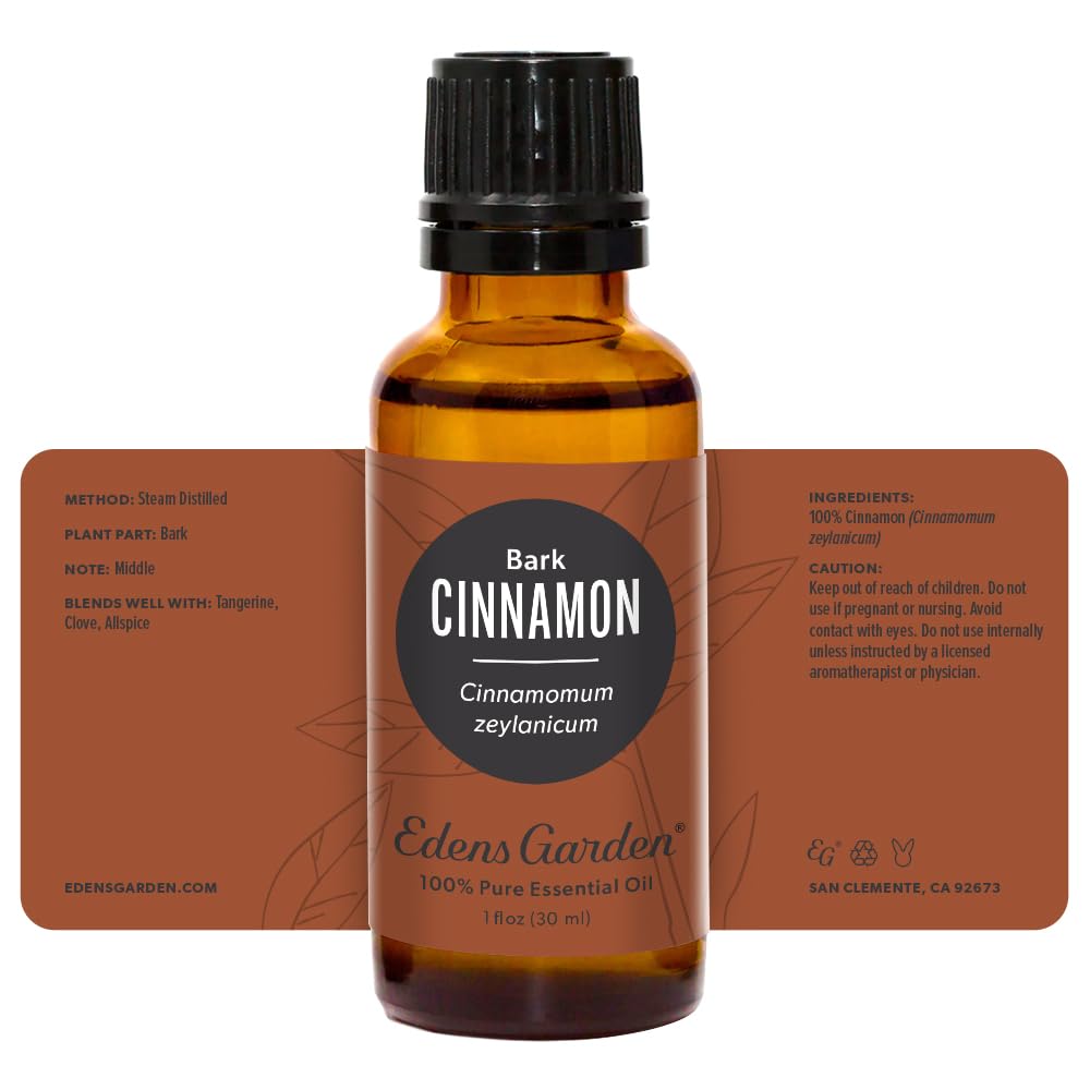 Edens Garden Cinnamon Bark Essential Oil – 100% Pure Premium Grade, 30 ml