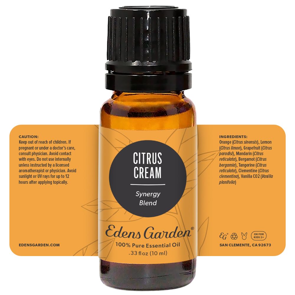 Edens Garden Citrus Cream Essential Oil Blend - 100% Pure, Premium Grade, 10 ml