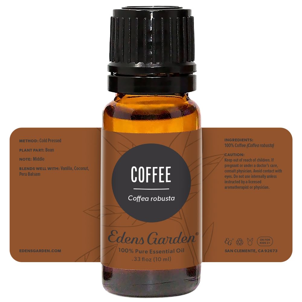 Edens Garden Coffee Essential Oil – 100% Pure Premium Grade, 10 ml