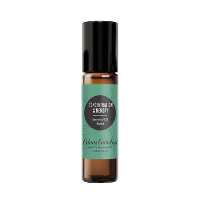 Edens Garden Concentration & Memory Essential Oil Roll-On - 10 ml
