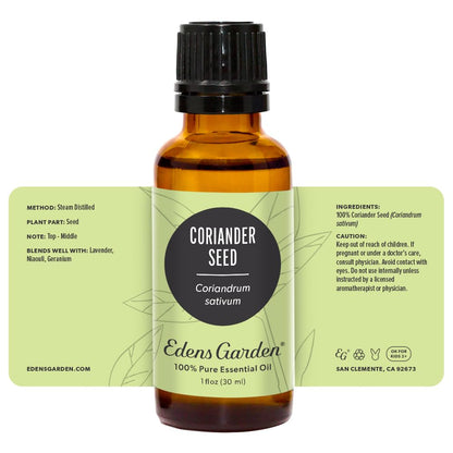Edens Garden Coriander Seed Essential Oil – 100% Pure, Premium Grade, 30ml
