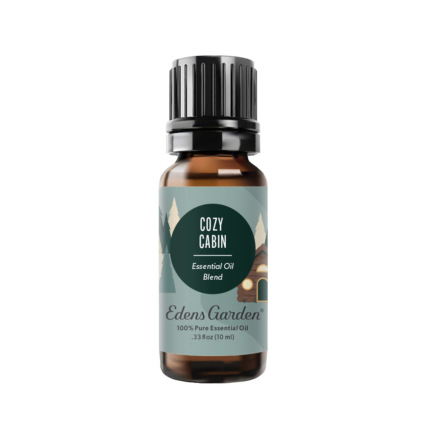 Edens Garden Cozy Cabin Essential Oil Blend — 100% Pure, Premium Grade, 10 ml