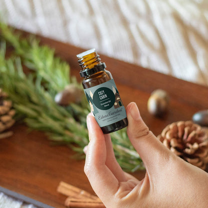 Edens Garden Cozy Cabin Essential Oil Blend — 100% Pure, Premium Grade, 10 ml