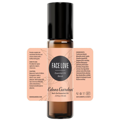 Edens Garden Face Love Essential Oil Roll-On – 10 ml, 100% Pure