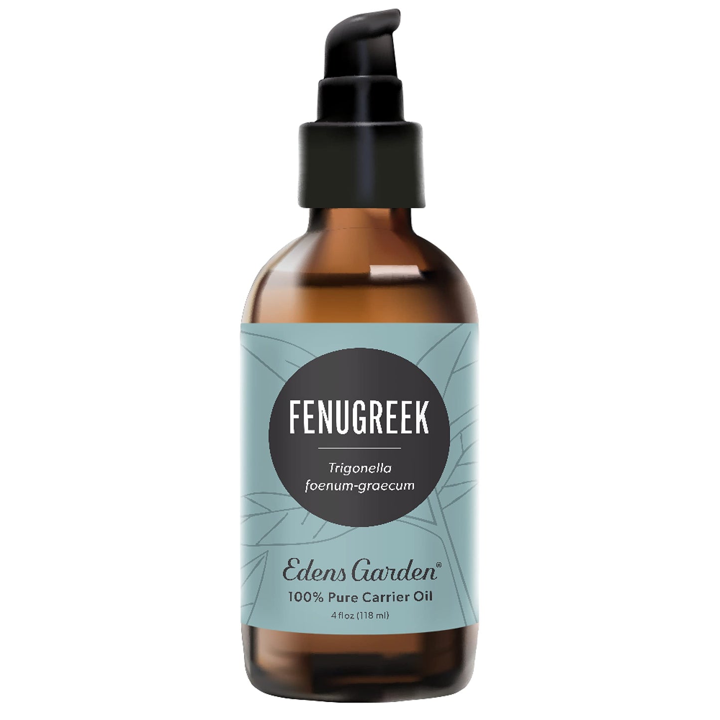 Edens Garden Fenugreek Carrier Oil – 100% Pure, Cold-Pressed, Hexane-Free (118 ml / 4 fl oz) | Natural Moisturizer for Face, Skin, Nails, Lips, Hair & Scalp