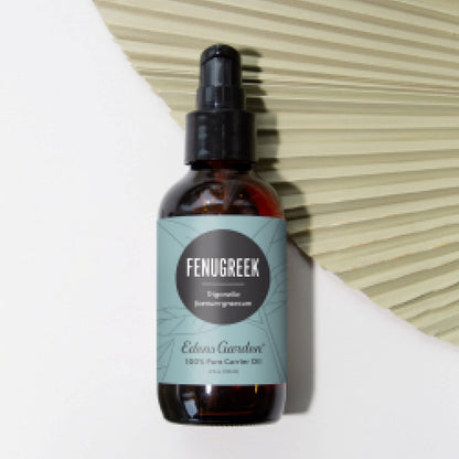 Edens Garden Fenugreek Carrier Oil – 100% Pure, Cold-Pressed, Hexane-Free (118 ml / 4 fl oz) | Natural Moisturizer for Face, Skin, Nails, Lips, Hair & Scalp