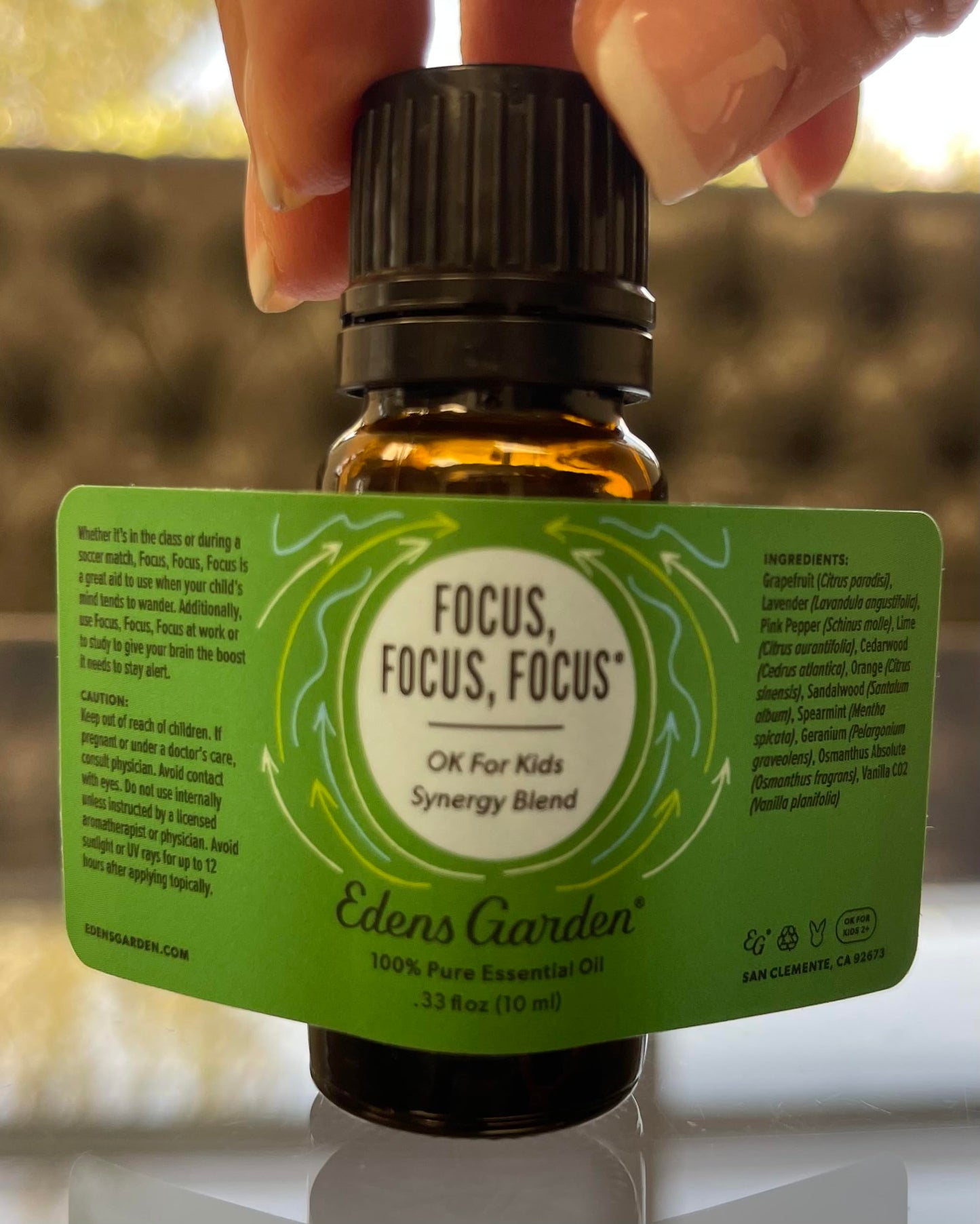Edens Garden Focus Essential Oil Blend – 100% Pure, Premium Grade, 10 ml | Aromatherapy