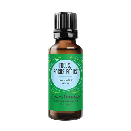 Edens Garden Focus Essential Oil Blend – 30 ml (1 fl oz) | 100% Pure Premium Grade, Kid Safe, Aromatherapy