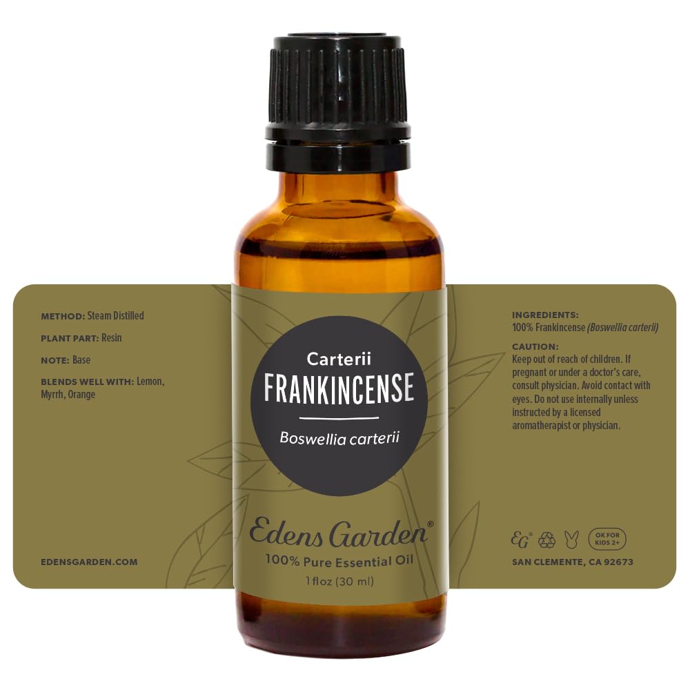 Edens Garden Frankincense Carterii Essential Oil – 100% Pure Therapeutic Grade, 30 ml
