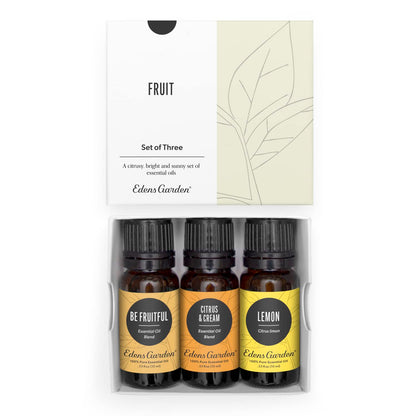Edens Garden Fruit Essential Oils 3 Set – 100% Pure Therapeutic Grade