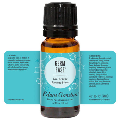 Edens Garden Germ Ease Essential Oil Blend – 100% Pure, Premium Grade, 10 ml