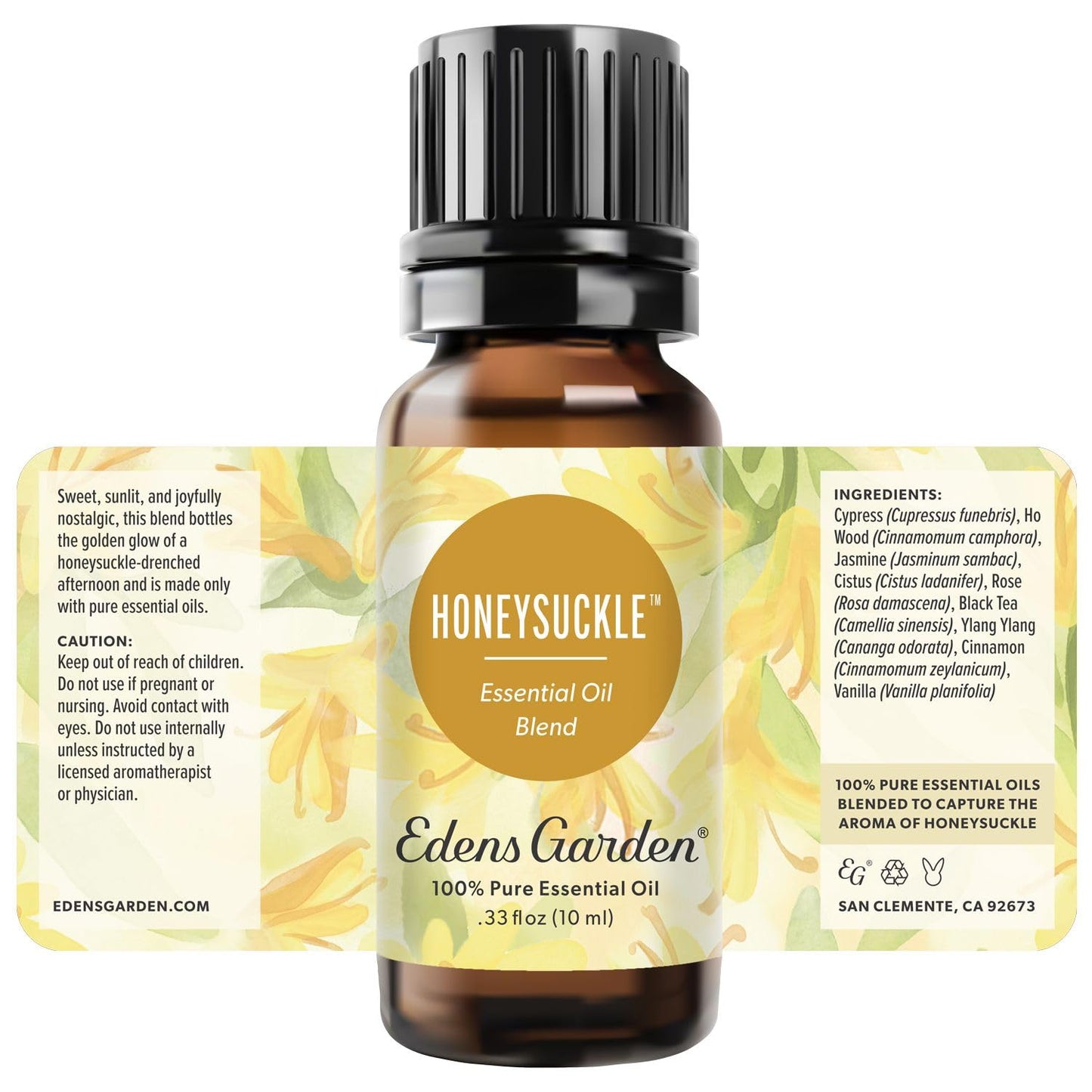 Edens Garden Honeysuckle Essential Oil Blend – 100% Pure Therapeutic Grade, 10 ml