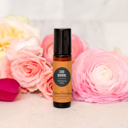 Edens Garden Good Morning Essential Oil Roll-On – 100% Pure, Pre-Diluted 10 ml