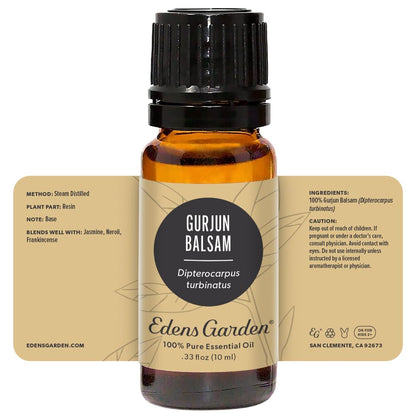 Gurjun Balsam Essential Oil – 100% Pure, Premium Grade, 10 ml | Edens Garden