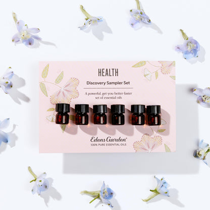 Edens Garden Health Discovery 6 Set - 0.92 ml Each, 100% Pure Therapeutic Grade Essential Oils