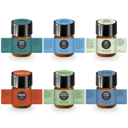 Edens Garden Health Discovery 6 Set - 0.92 ml Each, 100% Pure Therapeutic Grade Essential Oils