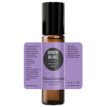 Edens Garden Hormone Balance Essential Oil Roll-On Blend – 100% Pure Premium Grade, 10 ml