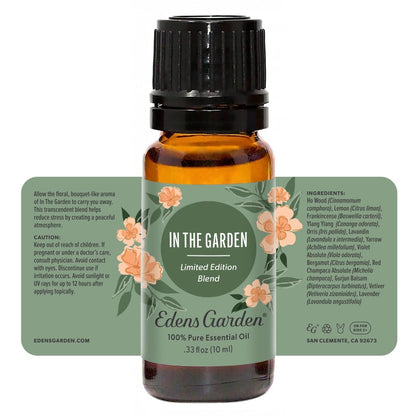 Edens Garden In The Garden Essential Oil Blend – 100% Pure, Premium Grade, 10 ml